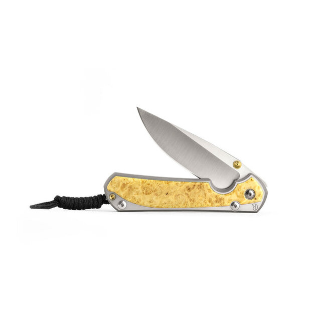 Chris Reeve Knives Large Sebenza 31 Inlay Box Elder, Drop Point