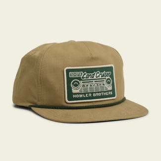 Howler Brothers Unstructured Snapback Hats : HB X Land Cruiser : British Khaki