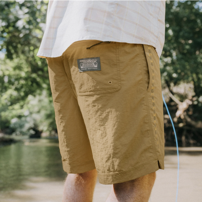 Howler Brothers Salado Shorts : HB X Land Cruiser : British Khaki