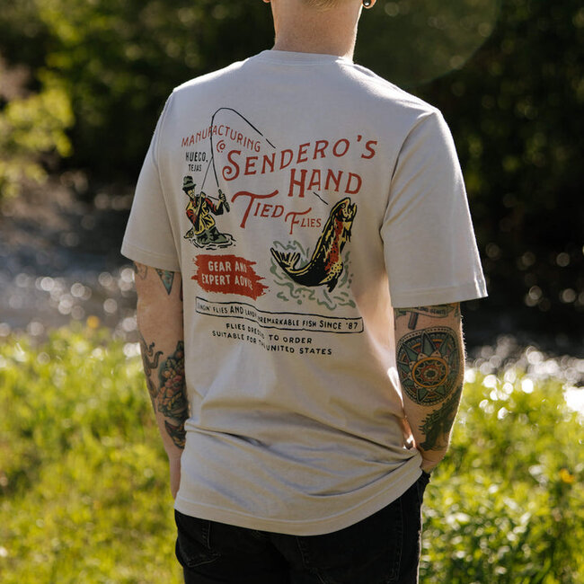 Sendero Provisions Co. HAND TIED FLIES T-SHIRT