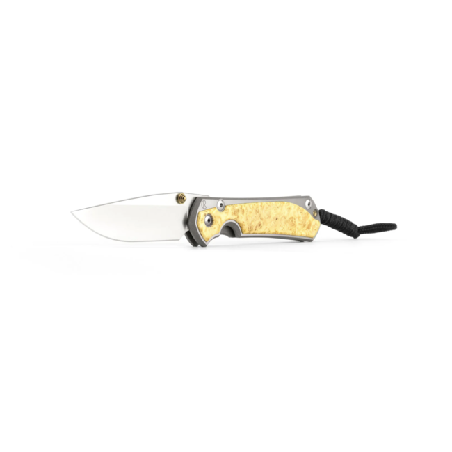 Chris Reeve Knives Small Sebenza 31 Inlay Box Elder, Drop Point