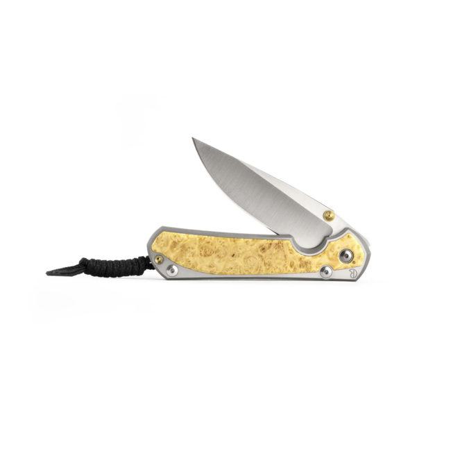 Chris Reeve Knives Small Sebenza 31 Inlay Box Elder, Drop Point