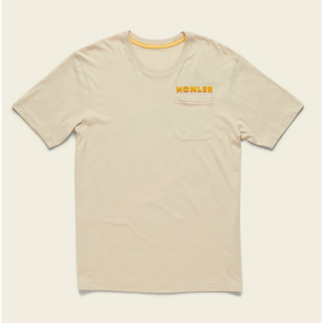 Howler Brothers Pocket T-Shirt : Osprey Prey : Sand Heather