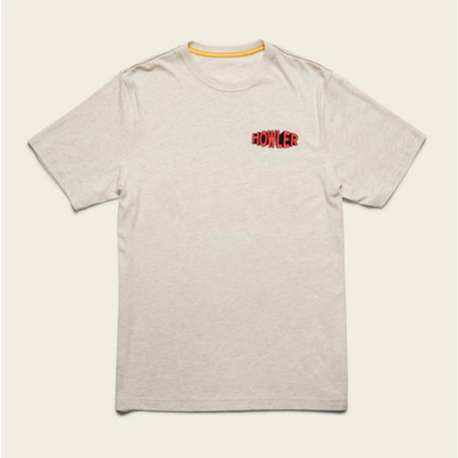 Howler Brothers Cotton T-Shirt : Worldwide Howler : Grey Heather