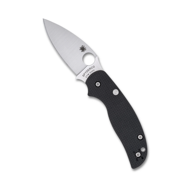 Spyderco SAGE 6 BUTTON COMPRESSION LOCK CARBON FIBER CPM S30V PLAINEDGE