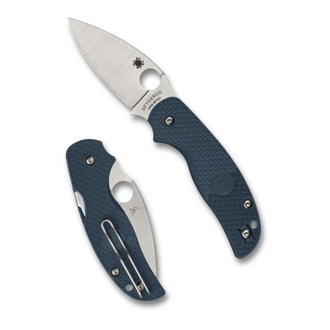 Spyderco SAGE 5 COBALT BLUE G-10 CPM SPY27 PLAINEDGE