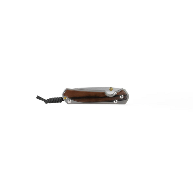 Chris Reeve Knives Small Sebenza 31 Inlay Glass Blasted Macassar Ebony, Insingo, Magnacut