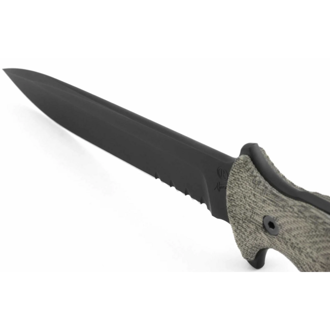 Chris Reeve Knives Green Beret 7" Spear Point Serrated Black / Coyote Brown Sheath