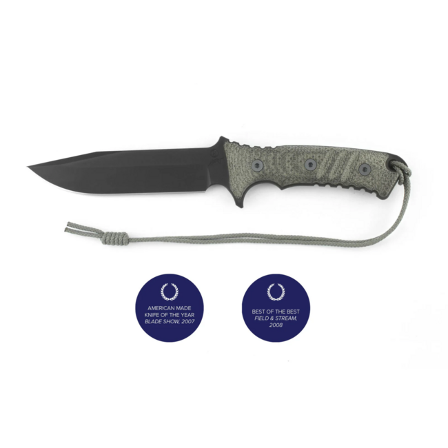 Chris Reeve Knives Pacific Clip Point Serrated Black