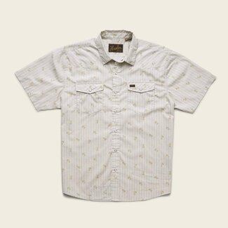Howler Brothers H Bar B Snapshirt - Vintage Grid Floral Medium White