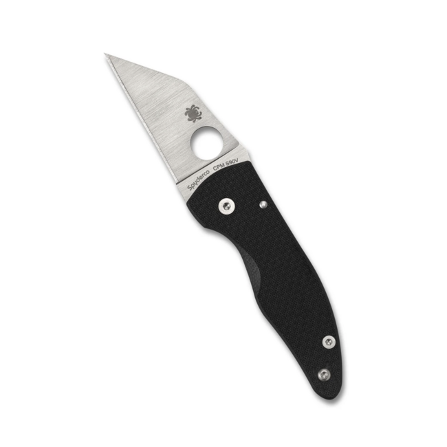 Spyderco MICROJIMBO CARBON FIBER CPM S90V PLAINEDGE