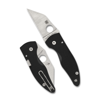 Spyderco MICROJIMBO CARBON FIBER CPM S90V PLAINEDGE