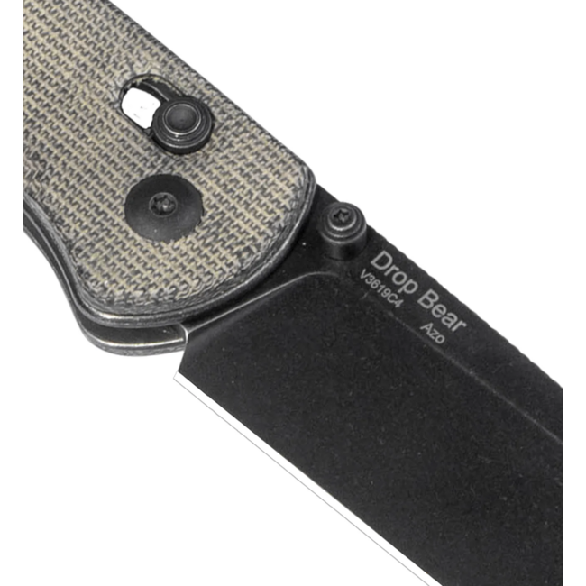 Kizer Knives Drop Bear Green Micarta