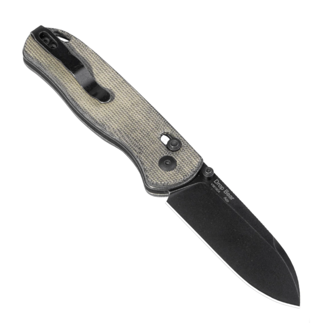 Kizer Knives Drop Bear Green Micarta