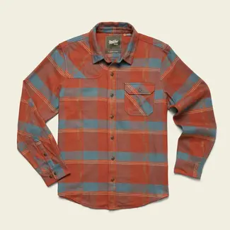 Howler Brothers Harker's Flannel - Backdrop Plaid : Terracotta