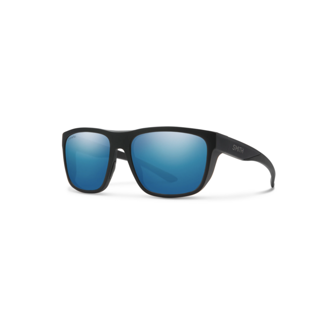 Smith Optics BARRA MATTE BLACK / CHROMAPOP GLASS POLARIZED BLUE MIRROR