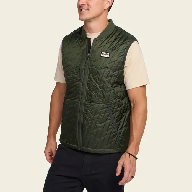 Howler Brothers Voltage Quilted Vest - Pine Needle