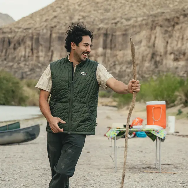 Howler Brothers Voltage Quilted Vest - Pine Needle