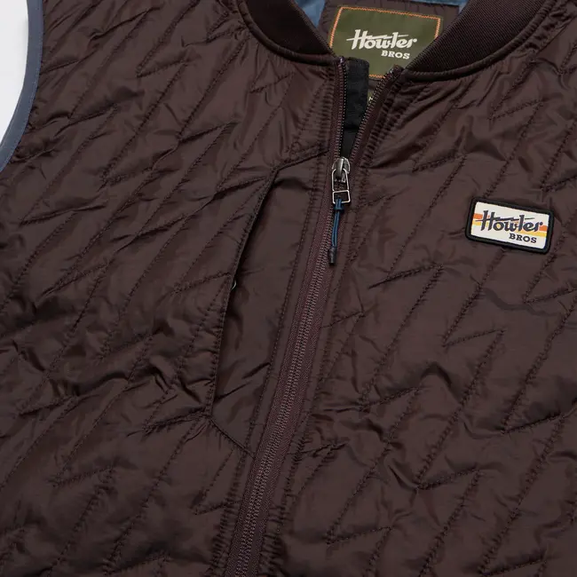 Howler Brothers Voltage Quilted Vest - Bark