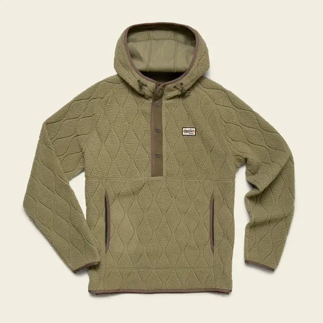 Howler Brothers Chisos Hooded Pullover - Capillary Waves : Lichen Green