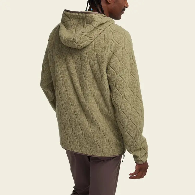 Howler Brothers Chisos Hooded Pullover - Capillary Waves : Lichen Green