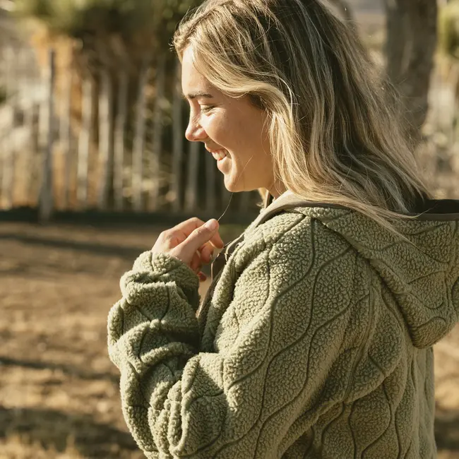 Howler Brothers Chisos Hooded Pullover - Capillary Waves : Lichen Green