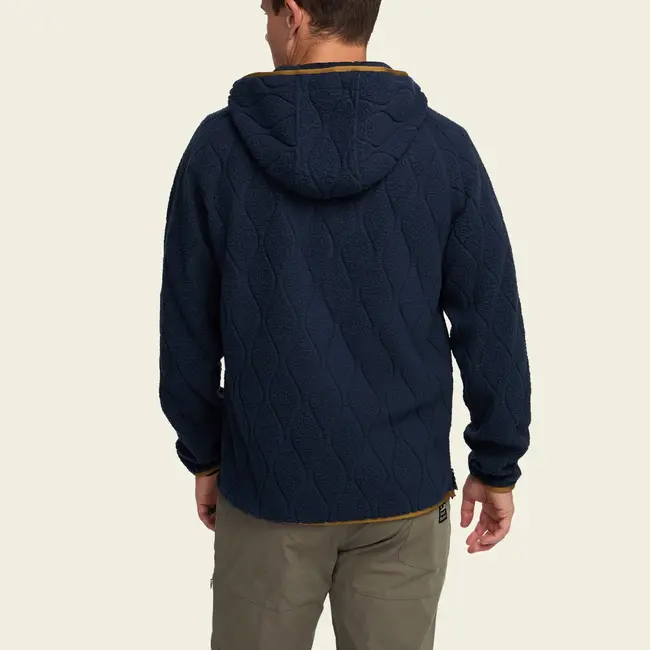 Howler Brothers Chisos Hooded Pullover - Capillary Waves : Dark Blue