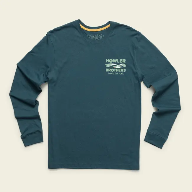Howler Brothers Longsleeve T-Shirt - Flocka Seagulls : Key Largo