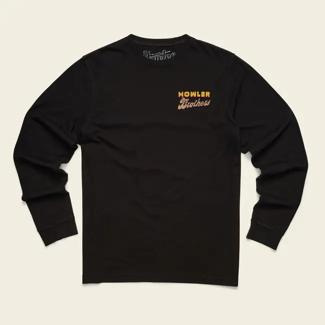 Howler Brothers Longsleeve T-Shirt - Osprey Prey : Black
