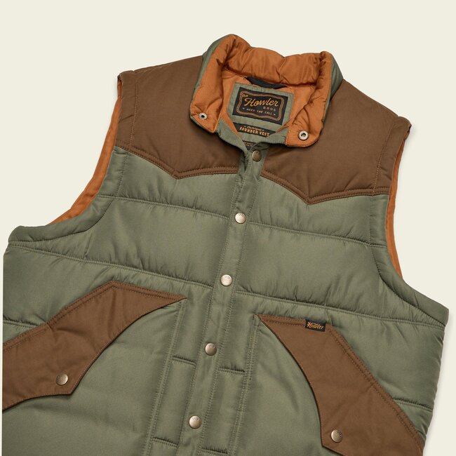Howler Brothers Rounder Vest - Oregano / Cocoa