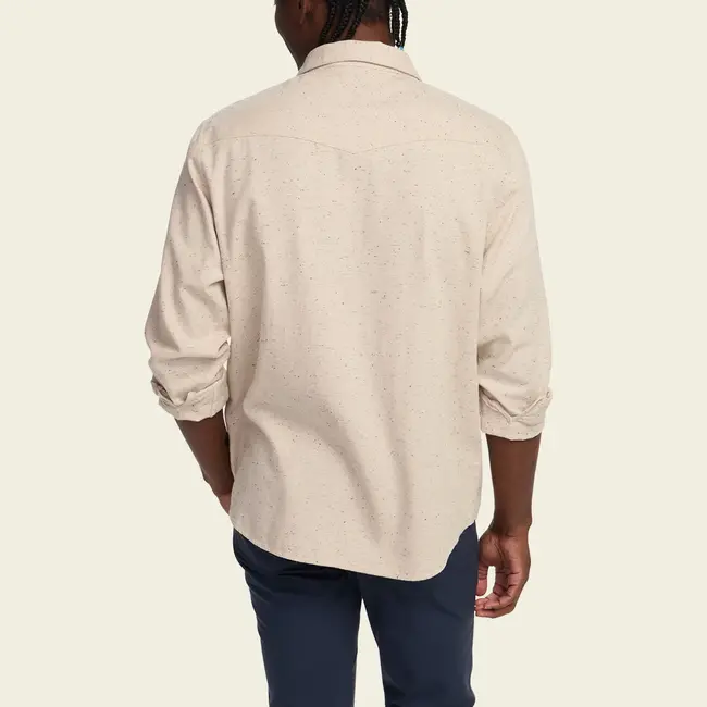 Howler Brothers La Grange Lightweight Flannel : Speckled Sand