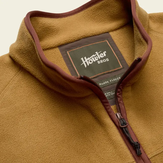 Howler Brothers Free Range Fleece Pullover : Dijon