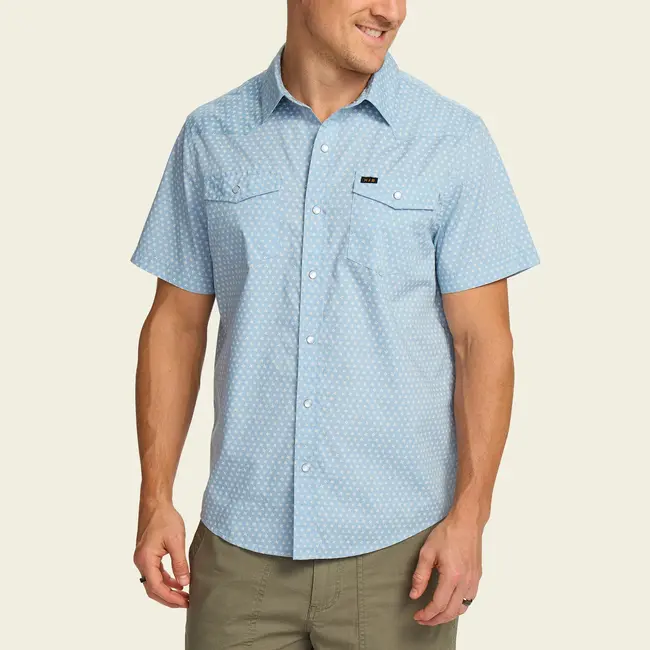 Howler Brothers H Bar B Snapshirt - Lockhart Floral : Pool Blue