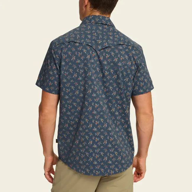 Howler Brothers Open Country Tech Shirt - Rancher Floral : Dark Slate