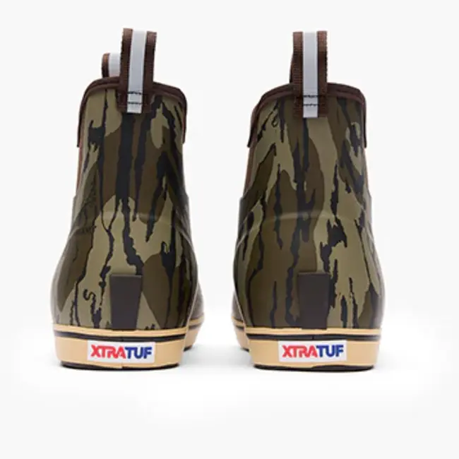 XtraTuff Men's 6 inch Ankle Deck Boot Mossy Oak Bottomlands