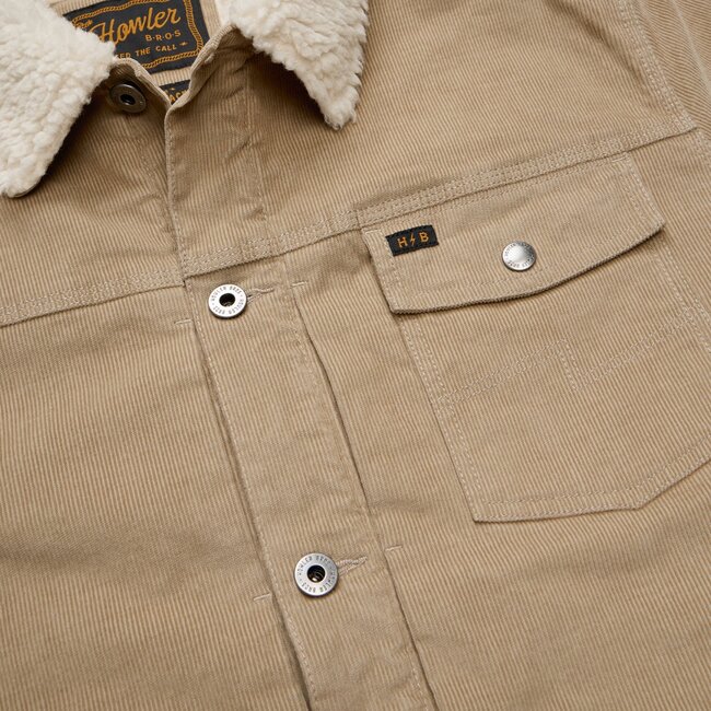 Howler Brothers Fuzzy Depot Jacket - Putty