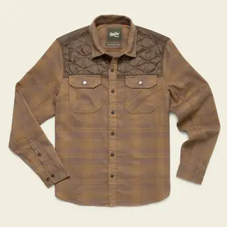 Howler Brothers Quintana Quilted Flannel - Big Barrett Plaid : Swamp
