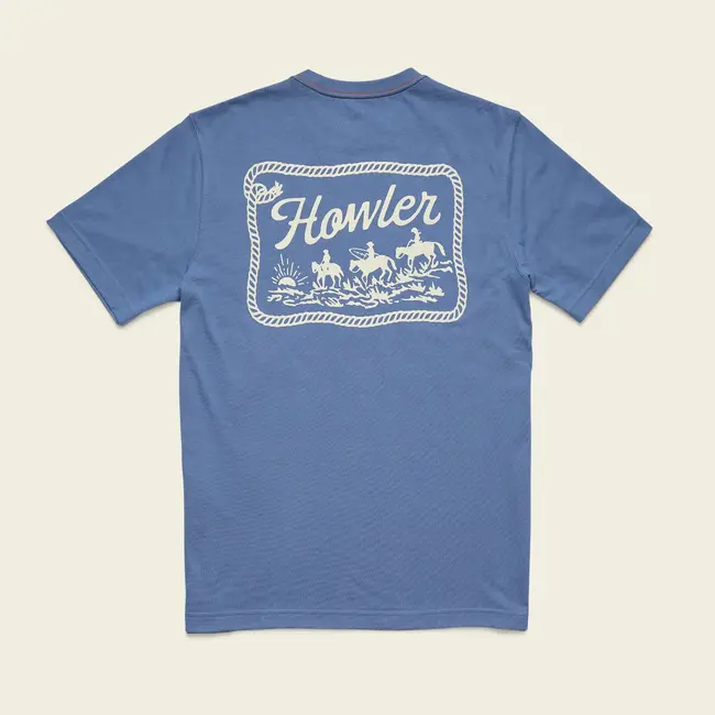 Howler Brothers Blended T-Shirt - Howler Posse : Blue Horizon
