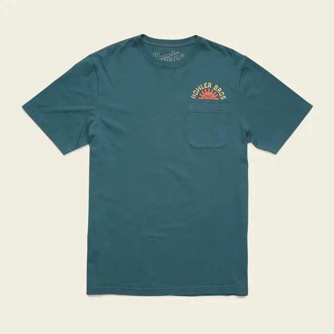 Howler Brothers Cotton Pocket T-Shirt - Super Bueno Sol : Storm