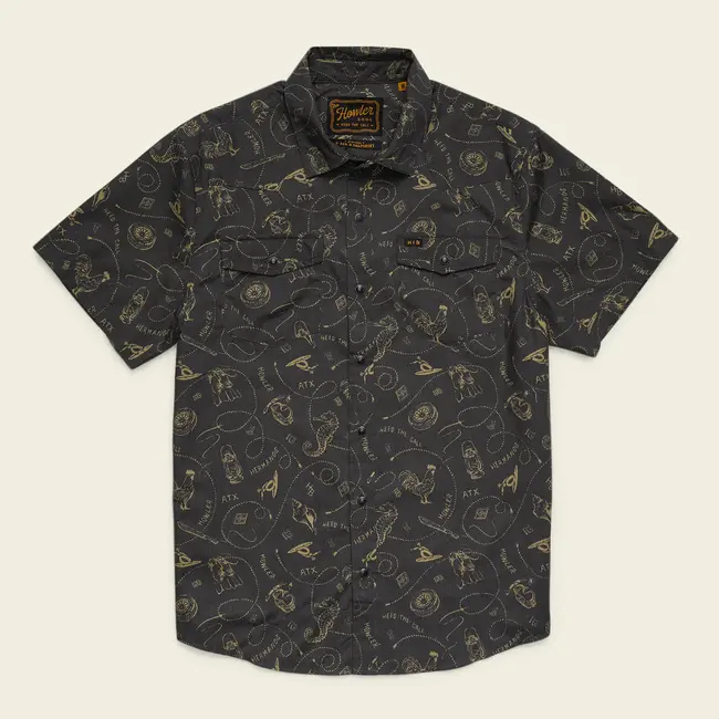 Howler Brothers H Bar B Snapshirt - Sea Rodeo : Antique Black