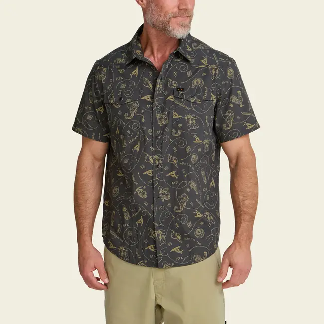 Howler Brothers H Bar B Snapshirt - Sea Rodeo : Antique Black