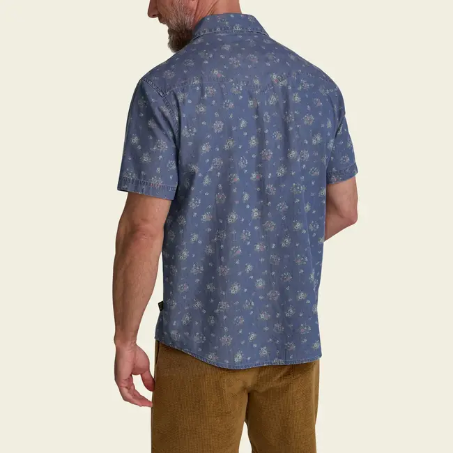 Howler Brothers H Bar B Snapshirt - Bouquets : Washed Indigo