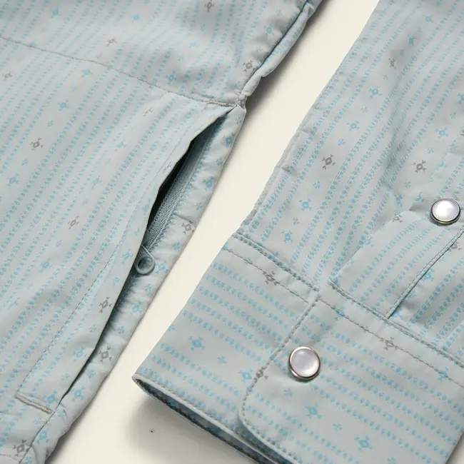 Howler Brothers H Bar B Tech Longsleeve - Supernova Stripe : Ash Blue