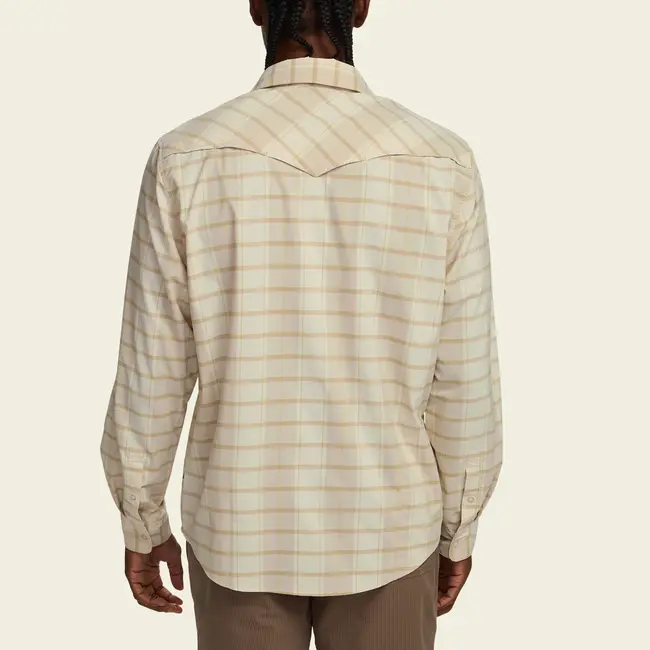 Howler Brothers H Bar B Tech Longsleeve - Cameron Plaid : Cream