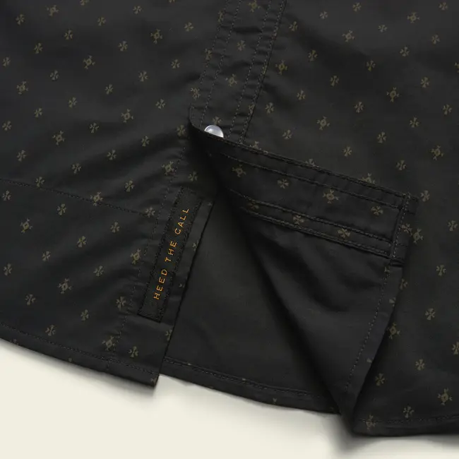 Howler Brothers Open Country Tech Shirt - Supernovas : Antique Black