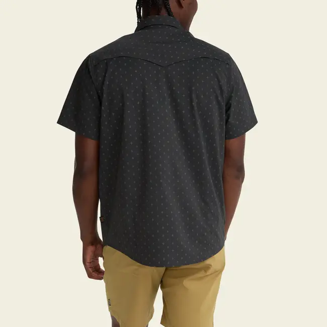 Howler Brothers Open Country Tech Shirt - Supernovas : Antique Black