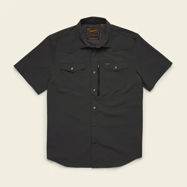 Howler Brothers Emerger Tech Shirt - Antique Black