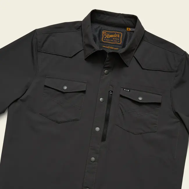 Howler Brothers Emerger Tech Shirt - Antique Black