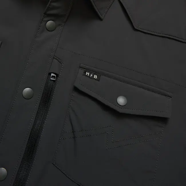 Howler Brothers Emerger Tech Shirt - Antique Black