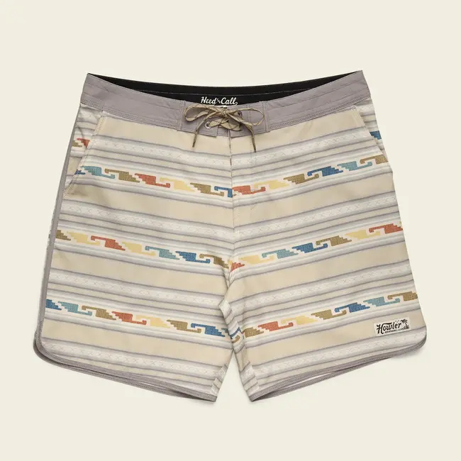 Howler Brothers Bruja Boardshorts - Temple Tracks : Sand